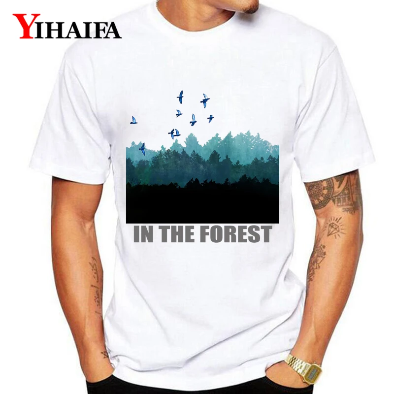 

Mens T Shirts Fashion Summer Tree Gym Print Men Hombre Plus Size Graphic Tees Casual Unisex White Tee Shirt Simple Tops