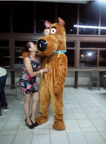 Костюм талисман Scooby Doo dog мультяшная одежда рекламные костюмы Хэллоуин день