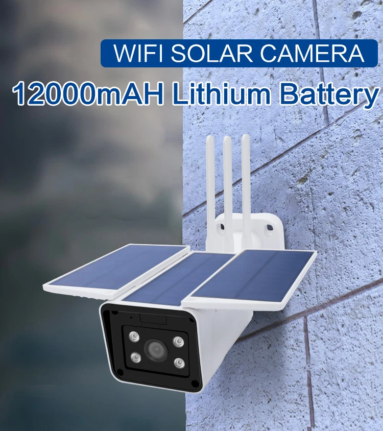 

PDDHKK Wifi Solar Power Hunting Camera With Waterproof Outdoor Solar IP Camera HD COMS Sensor Hunting Trail Camera Night Vision
