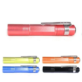

Banggood Mini Small Durable Lightweight 1 Mode 1W Pen Style LED Torch Flashlight by AAA Battery with Clip Color Choose