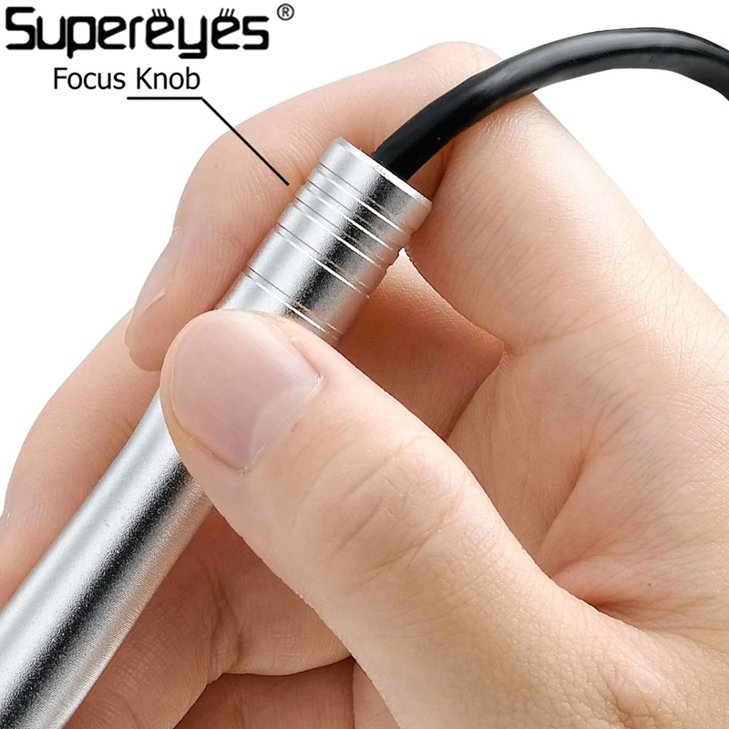 Supereyes-microscopio Digital B005, endoscopio Dental con cámara USB, Otoscopio, lupa de vídeo, lupa, estudio biológico, 200X