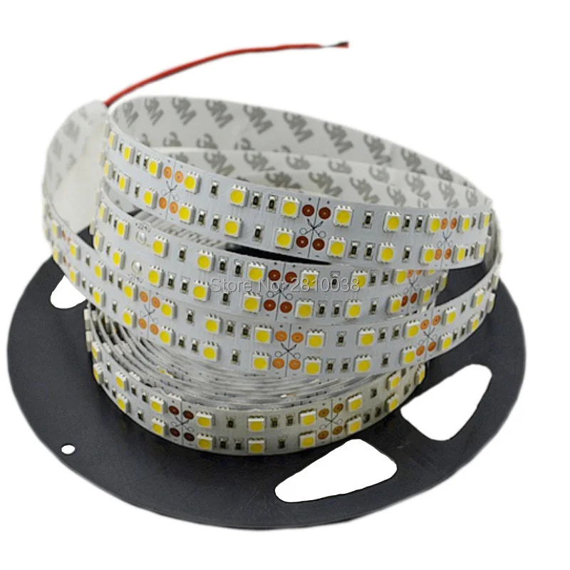 Высококачественная Светодиодная лента SMD5050 DC24V 600 м/лот гибсветодиодный ные ленты