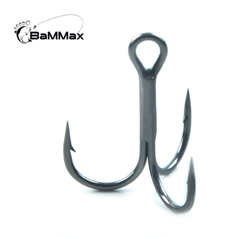 Bammax Fishing Hook 5pcs 1# 2# 4# 6# Treble Hooks Sharp Anchor Hook High Carbon Steel Sharpened Triple Hook Fishing Tackle Bammax Fishing Hook 5pcs 1# 2# 4# 6# Treble Hooks Sharp Anchor Hook High Carbon Steel Sharpened Triple Hook Fishing Tackle