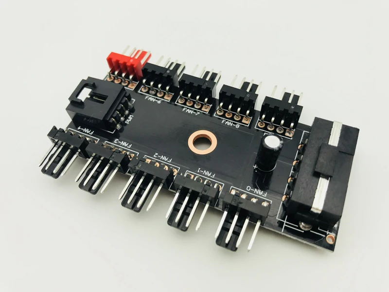 NEW Black PC 1 to 10 4Pin Splitter Molex Cooler CoolingFan Hub Cable PWM 12V 4Pin Power Supply Adapter For BTC Antminer Mining