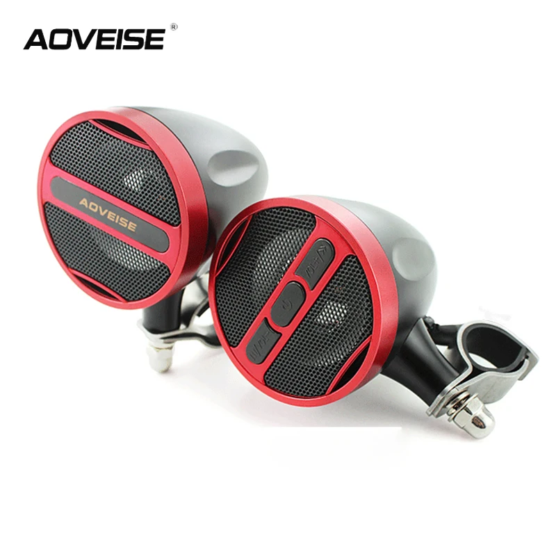 3 &quot40 Вт MP3 музыкальный аудио плеер Bluetooth колонки для мотоцикла водонепроницаемый
