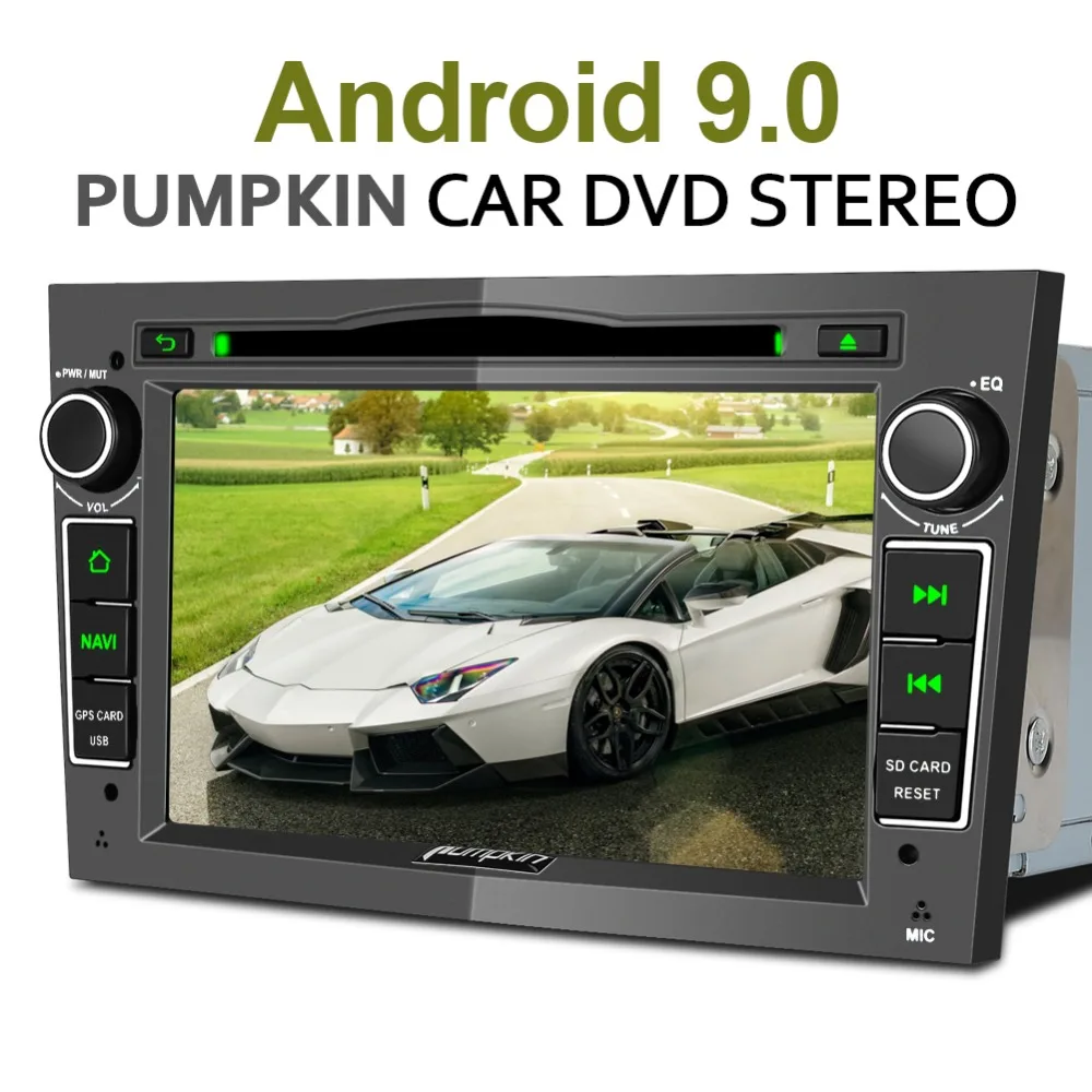 Discount Pumpkin 2 Din 7"Android 9.0 Stereo For Opel/Corsa/Astra Car Multimedia DVD Player GPS Navigation Wifi OBD2 DAB+FM Radio Headunit 0
