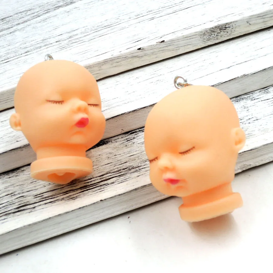 Kawaii жуткие Детские кукольные серьги крючок милый сонное сердце любовь ER783