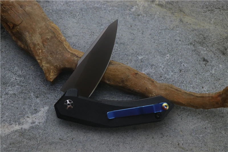 OEM ZT0095 раскладной складной нож подшипник 9Cr14Mov лезвие G10 Ручка Открытый кемпинг многоцелевой охотничий инструмент EDC