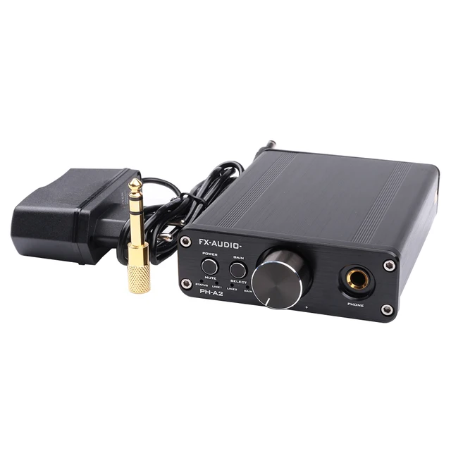 FX-AUDIO PH-A2 MINI HIFI audio Desktop Portable Headphone Amplifier OPA2604AP TPA6120 AMP