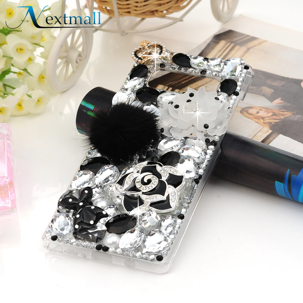 DIY Diomand Rhinestone Case for Samsung Galaxy Note8 Crystal Bling
