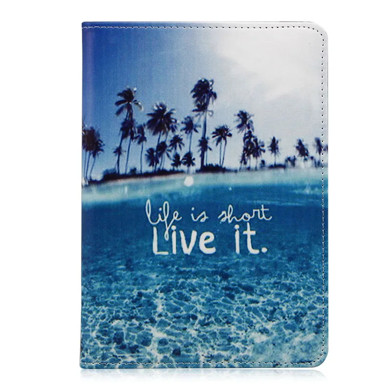 Printed PU Leather Leather Case Cover For Apple iPad Air 2 Smart Cover Stand Tablet Cases Funda For iPad 6 Auto Sleep Wake UP (2)