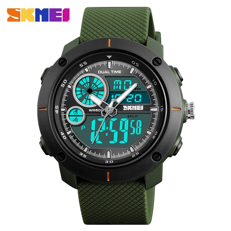  SKMEI New Outdoor Sports Watches Luxury Brand Digital Quartz Watch Men Waterproof Military Army Wri