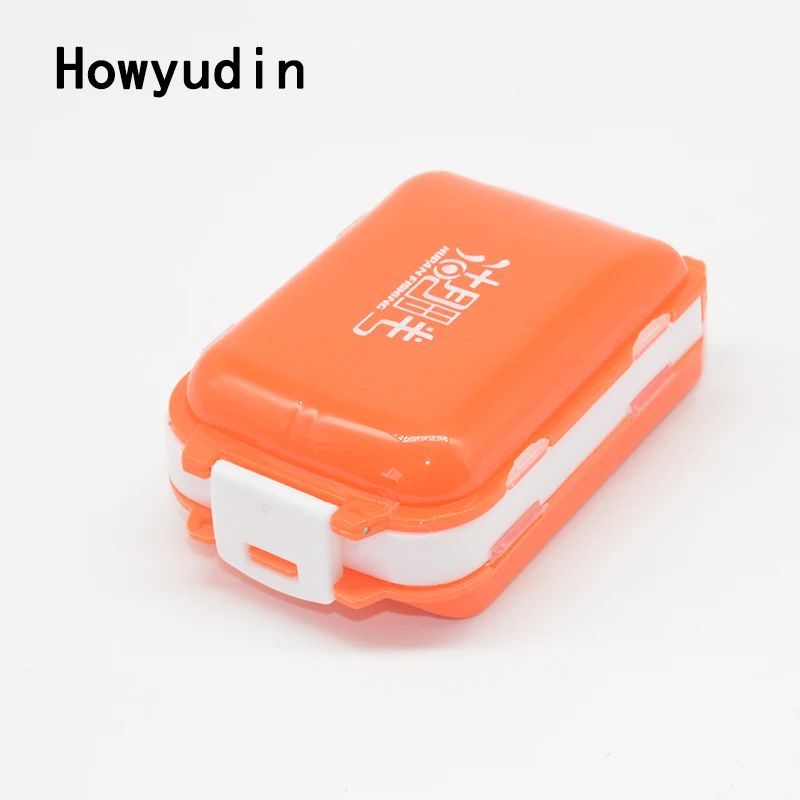 

3 layers 10*6.5*3.5cm fishing box Easy carry pesca acesorios fishing tackle box High quality resin boxes fishing storage boxes