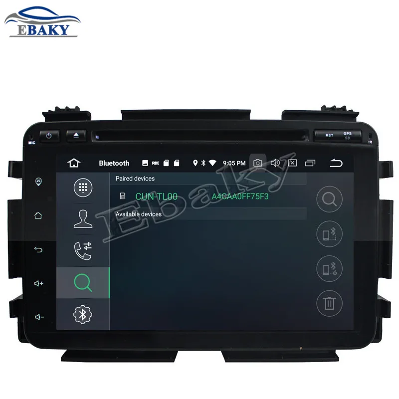Excellent NaviTopia 8inch 4GB RAM 64GB ROM Octa Core Android 9.0 Car DVD Player For Honda HRV 2015 VEZEL 2015/GPS 18