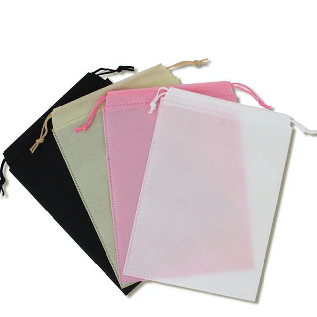 1 Pcs Thick Non Woven Laundry Shoe Bag Travel Pouch Storage Portable 1 Pcs Thick Non Woven Laundry Shoe Bag Travel Pouch Storage Portable Tote Drawstring