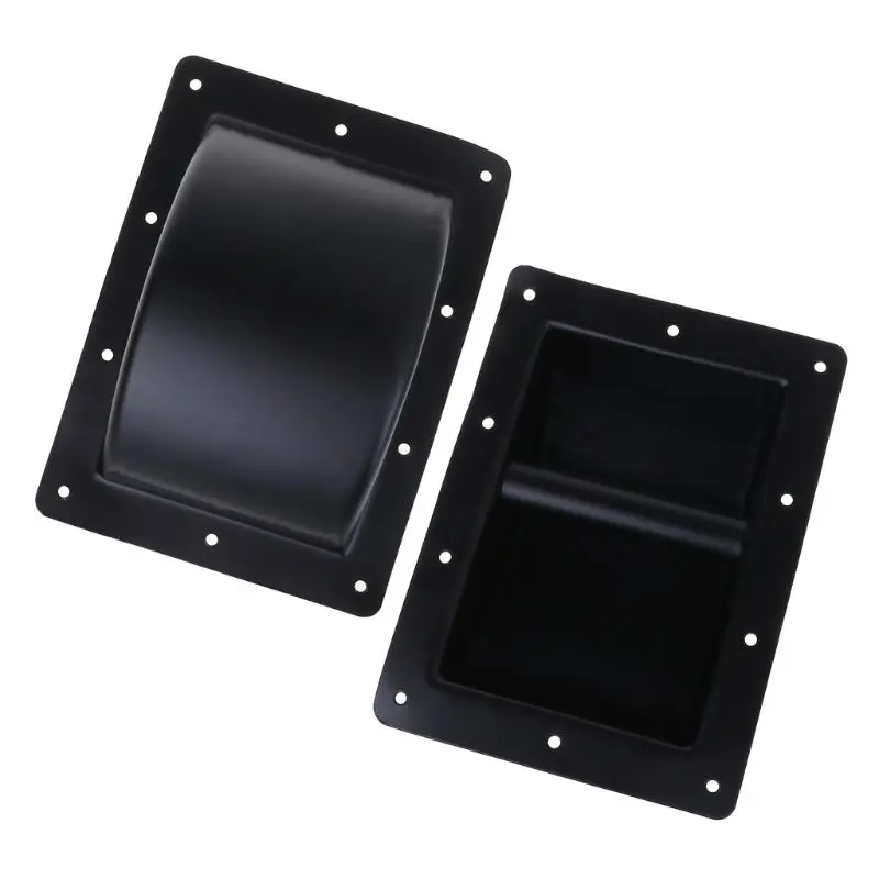

2PCS Recessed Speaker Handles Black Metal Repair Sound Bar Stage Home Theater PA DJ Loudspeaker Professional Audio Studio HiFi S