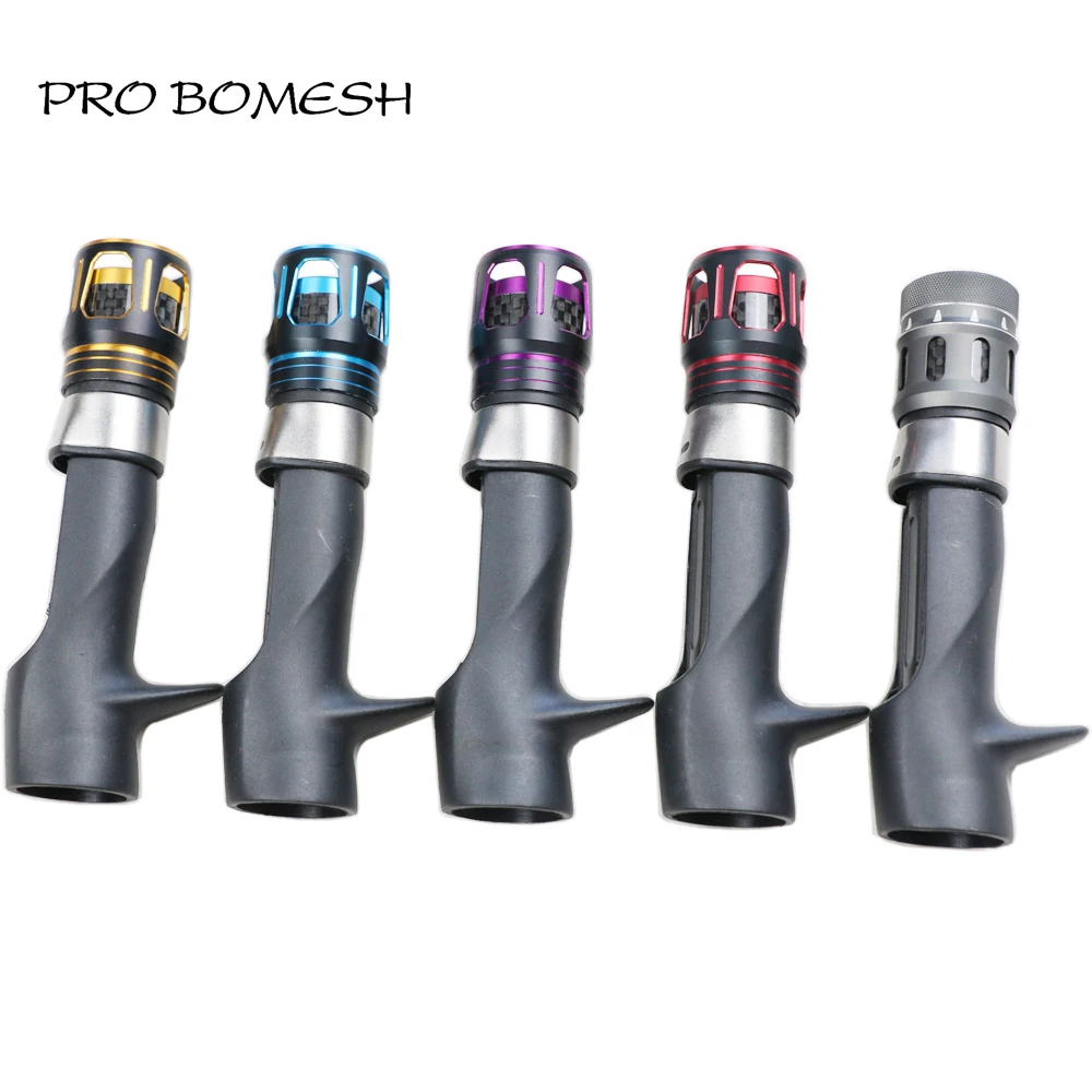 

Pro Bomesh 1Set Aluminum Locking Nut+3K Carbon TCS 16# Casting Reel Seat Set DIY Rod Building Component Repair Accessory