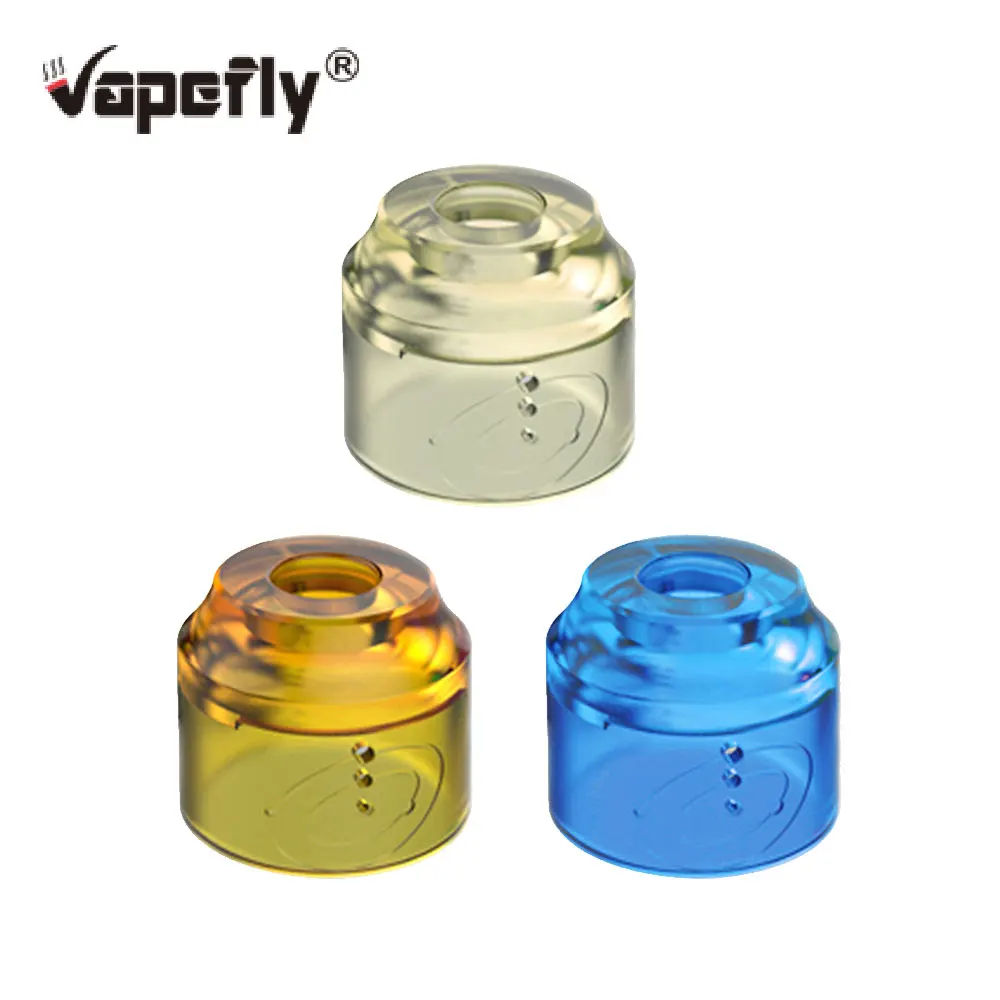 Оригинальный vapefly крышка с 24 мм Диаметр из PMMA для vapefly галактик MTL RDA распылитель электронная сигарета запасные части