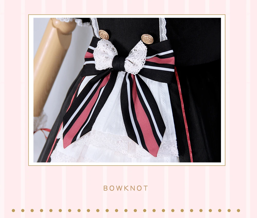 UWOWO Kinomoto Sakura Card Captor, косплей, черная Лолита, милое платье Doujin, аниме, Card Captor, карнавальный костюм, женский костюм Sakura
