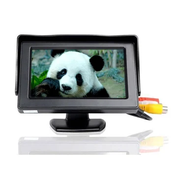 

Mini HD Car Monitor Foldable Color Car Reverse Rearview Parking System 4.3 inch LCD Monitor for Car Rear view Camera