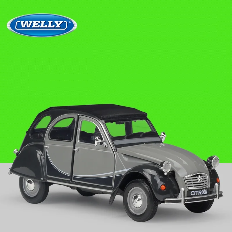 Модель литая автомобиля 1:24 Welly Citroen 2CV 6 Charleston|Наземный транспорт| |