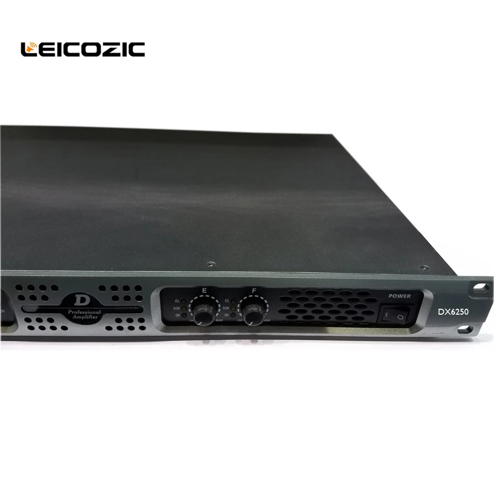 Leicosic DX6250 6 канальный усилитель мощности класса d 250 Вт RMS 6х400 усилители 4 Ом