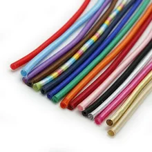 5x45 см, 3 шт., мягкий шелковый шнур из вискозы для ювелирных изделий, Полые Резиновые шнуры для изготовления ювелирных изделий, ожерелья, браслетов, самодельные аксессуары для рукоделия