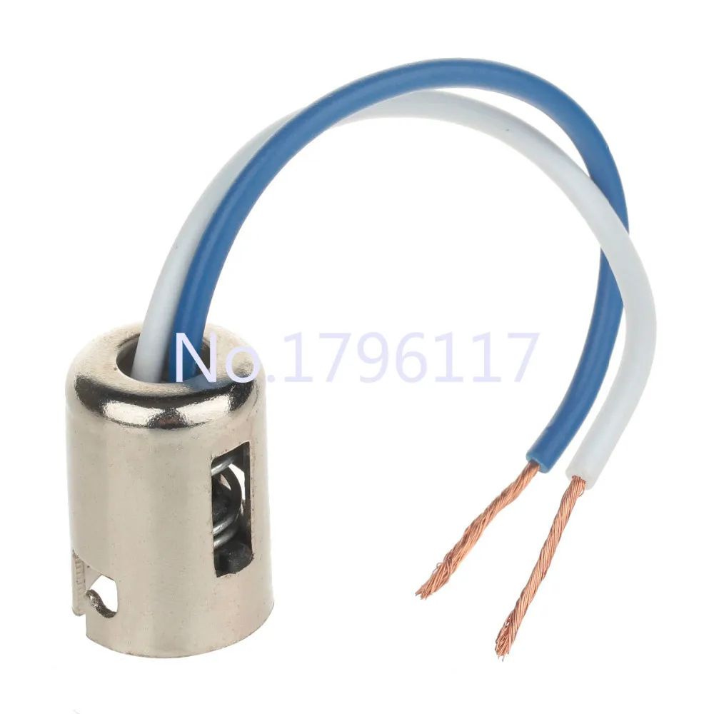 

2x BA15D 1142 1157 1178 1176 S25 Car LED Bulb Light Lamp Socket Adapter Extension Wire Automotive Light Source Adapter