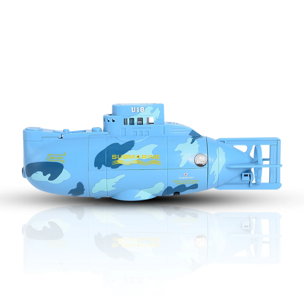 Пульт дистанционного управления RC субмарина игрушки 6 каналов мини модели подводных лодок для детей мальчиков девочек летние забавные игрушки
