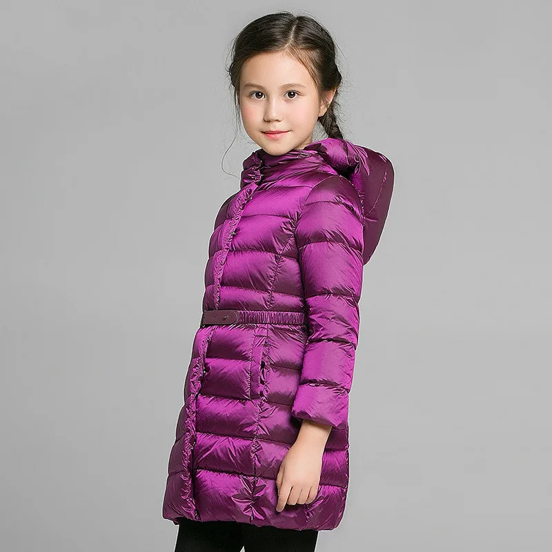 

High Quality Children Winter Jackets Girls Kids Snowsuits Coats Baby Thick Down Outerwears Long Jacket Girl Hooded Warm Overcoat