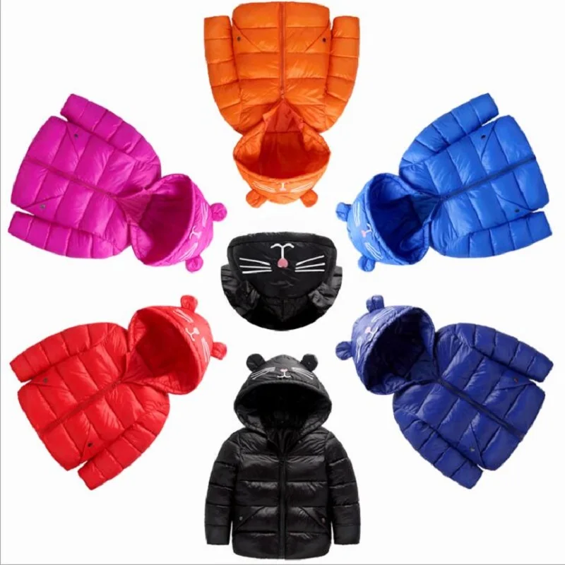 

Children's clothes 2018 autumn winter clothing boys and girls coat children's down jacket for girl's clothing sports cotton coat
