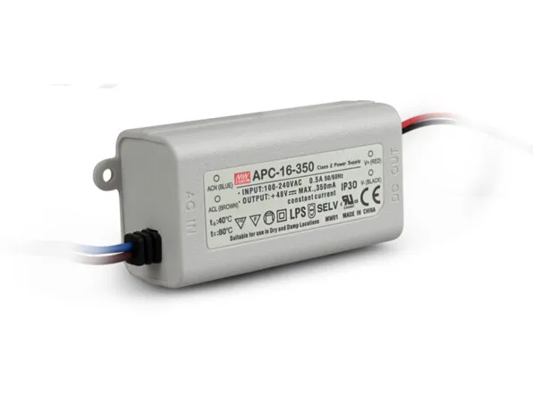 

Original MEAN WELL 16W Single Output Constant Current LED Driver Switching Power Supply APC-16
