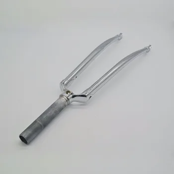 

700C bike silver fork fixed gear bike road bike vintage retro bicycle Chrome-molybdenum Steel fork