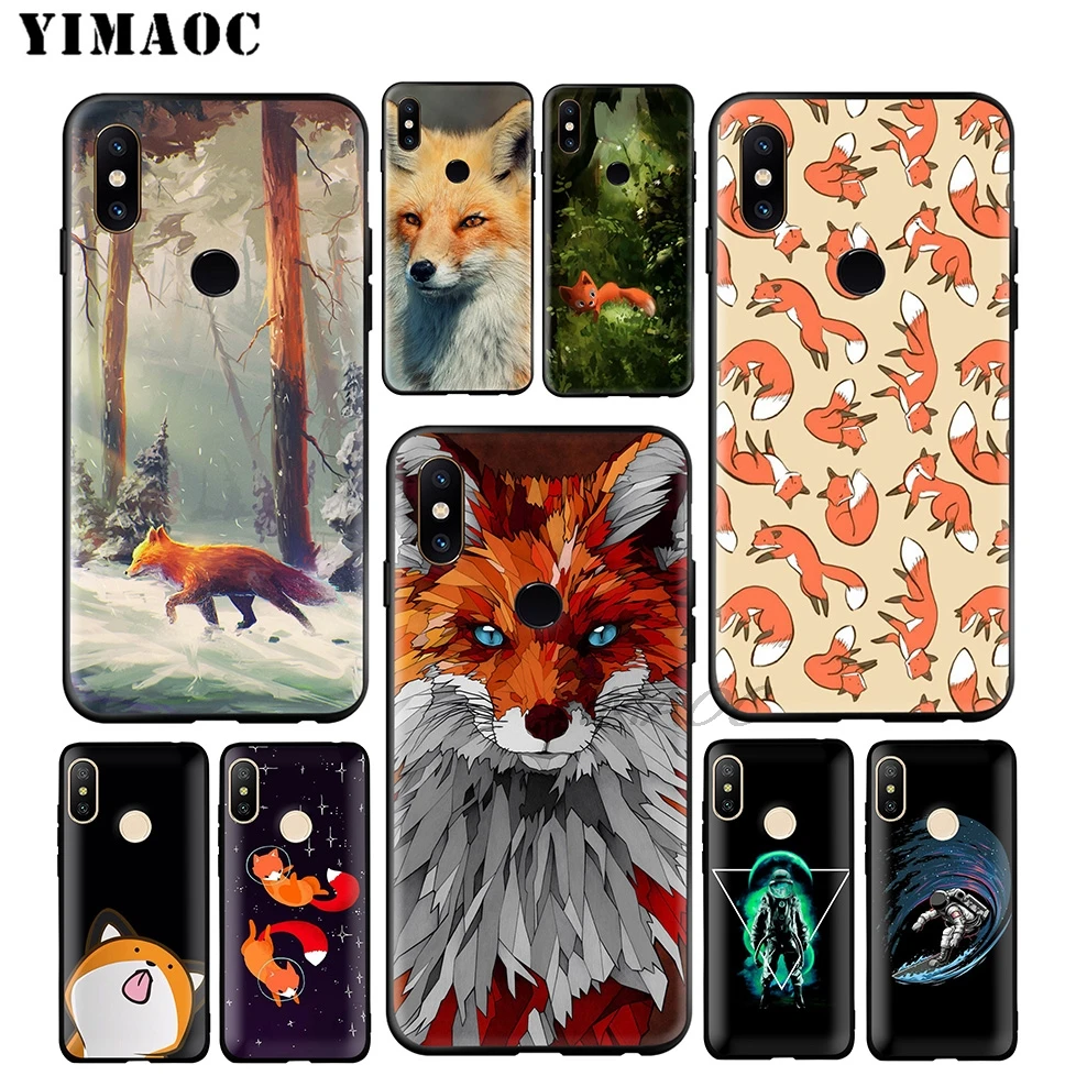 Мягкий чехол YIMAOC с рисунком лисы для Xiaomi Redmi Note 7 6 6A 5 4 4X 4A 5A S2 7A GO K20 Plus Pro |