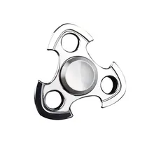Pure Steel Three-leaf Shield Fidget Spinner Long Time Rotation Hand Spinner Adult Anti Stress ADHD Boring Toys Creative Leisure