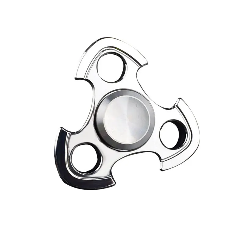 

Pure Steel Three-leaf Shield Fidget Spinner Long Time Rotation Hand Spinner Adult Anti Stress ADHD Boring Toys Creative Leisure