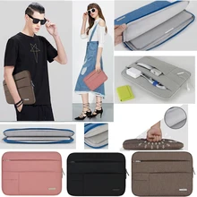Notebook Sleeve Multi Pocket for Macbook Pro/Air 11 12 13 14 15.6 inch Women Laptop Bag Waterproof Case For Mac 13.3 Touchbar