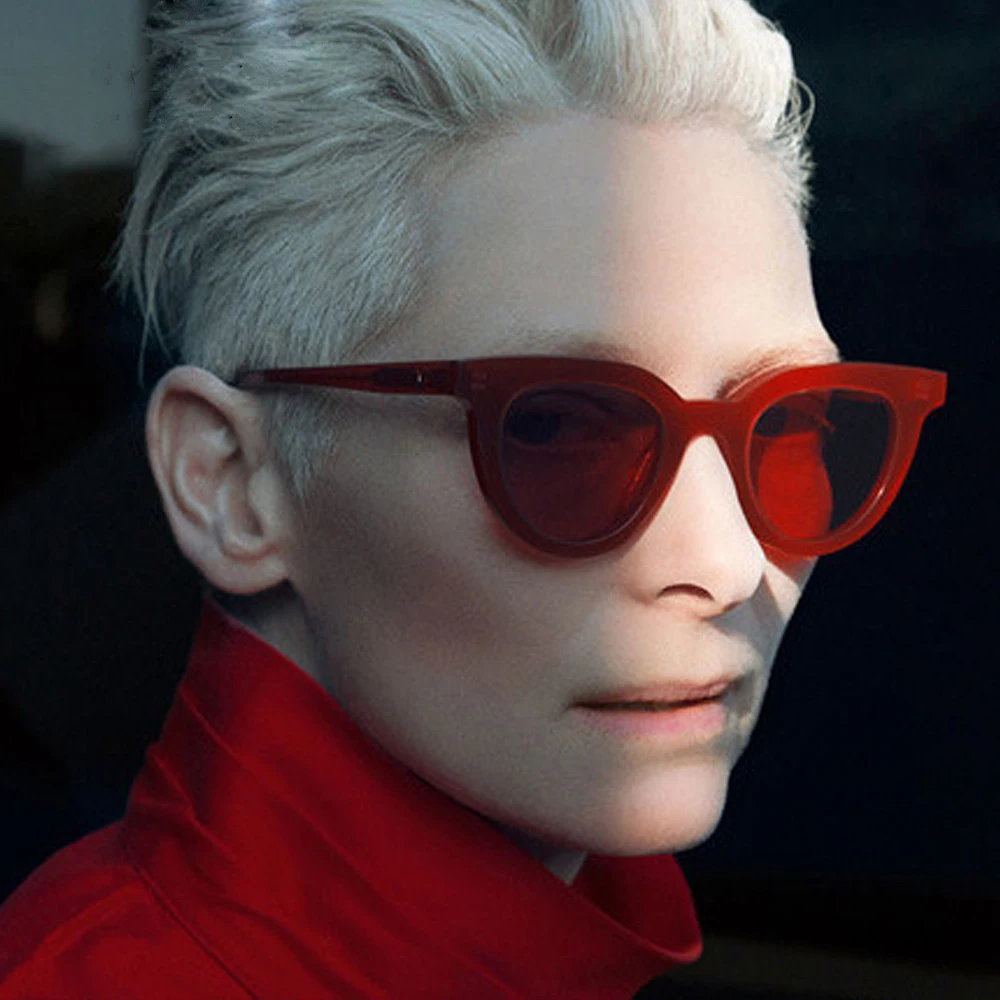 2019 Cute Cat Eye Sunglasses Women Luxury Brand Designer Vintage Sun Glasses Female Eyewear for Men Male Gafas de sol UV400