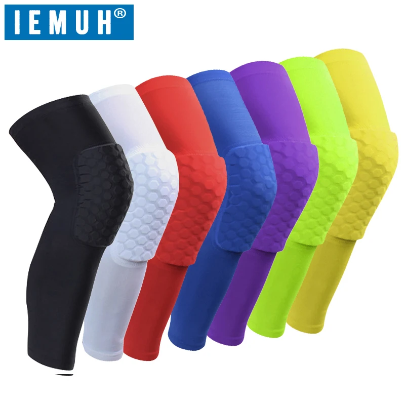 

IEMUH 1 pc Honeycomb Sports Safety Tapes volleyball Basketball Kneepad Compression Socks Knee Wraps Brace Protection Knee Pad