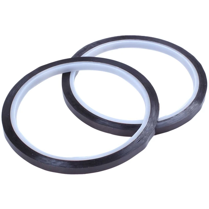 

4 Rolls 33m*5mm DYE SUBLIMATION HEAT RESISTANT ADHESIVE TAPE for mug & plate printing,brown-color