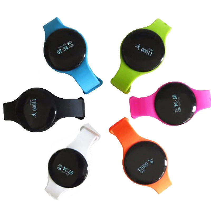 BUMVOR Bluetooth 4.0 Necklace Step Counter Sport Activity Fitness