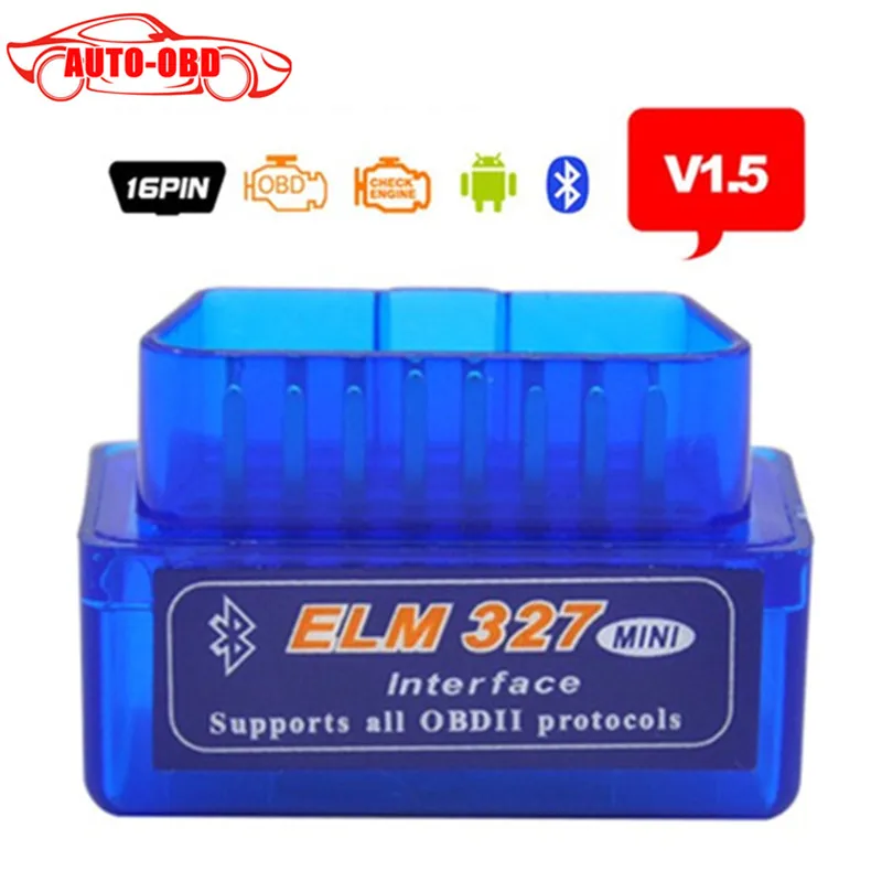 Best quality Super Mini ELM327 Bluetooth V1.5 OBD2 Auto Code Reader