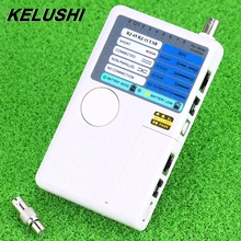 KELUSHI Новое поступление сетевые инструменты 4 в 1 RJ11 RJ45 USB BNC LAN Сетевой кабель тестер для кабелей трекер детектор Лидер продаж