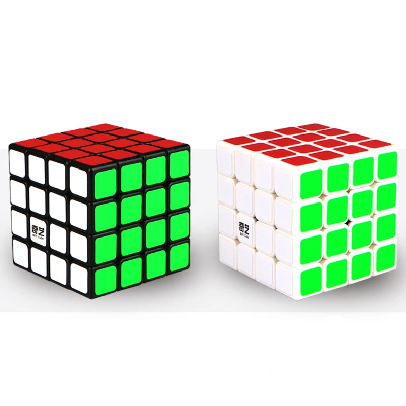 

Kongfu QiYi QiYuan 4X4X4 Magic Cube Stickerless Twist Puzzle Professional Speed Cube Brain Teaser Toys Magico toys for children