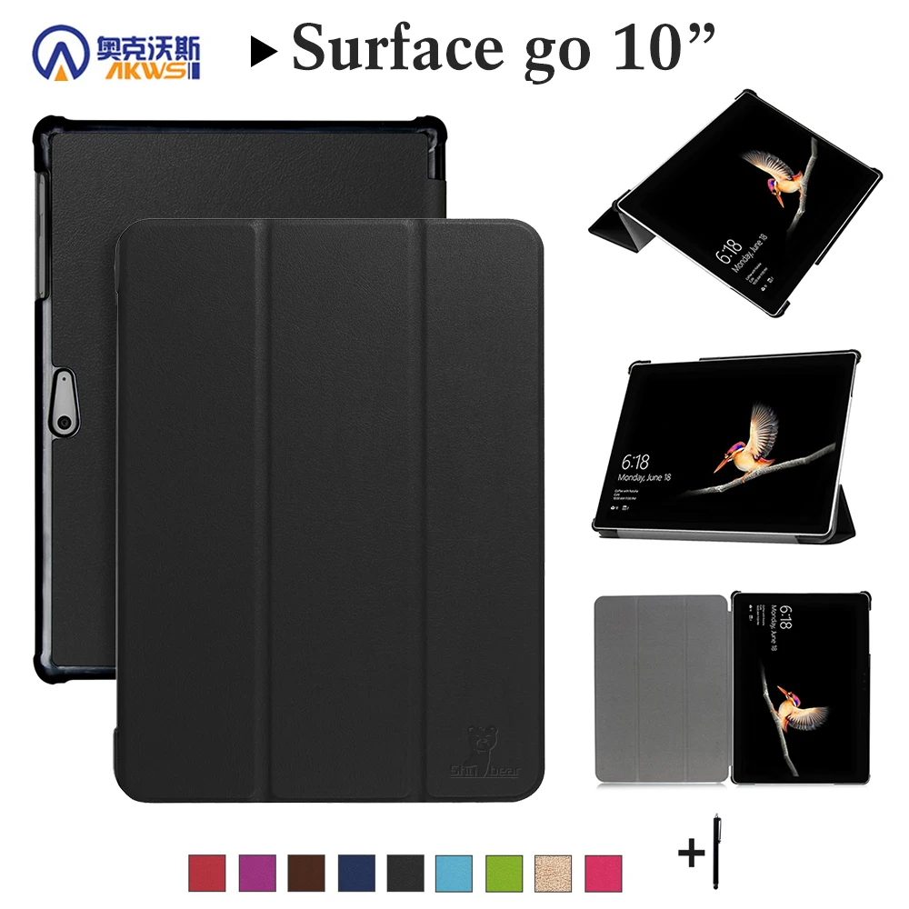 Чехол для Microsoft Surface Go 10 чехол-подставка планшета защитный чехол-книжка складной