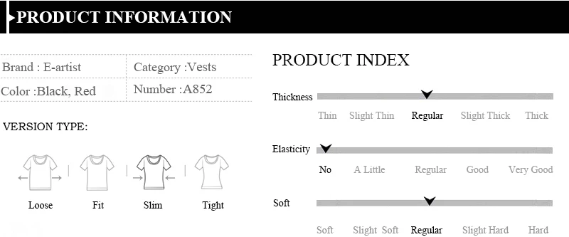 product information