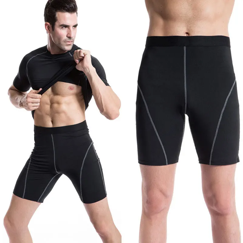Сжатия Шорты Новый Эластичный Мужчины Колен Tight Дышащий Homme|shorts homme|shorts men knee