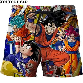 

Cruel Duel Dragon Ball Men Anime 3D Printed Beach Shorts Casual Summer Male Quick Drying Breathable Board Shorts ZOOTOP BEAR