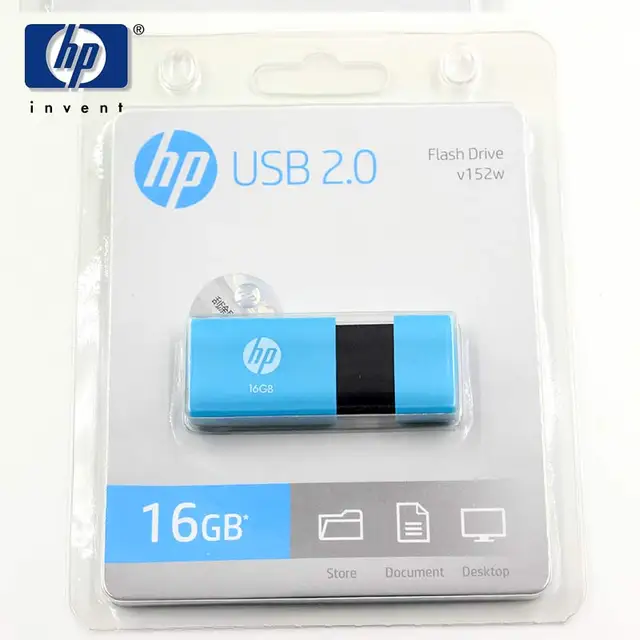 Original HP Flash Drive 16gb Pendrive V152W Pen Drive Flash Memory USB