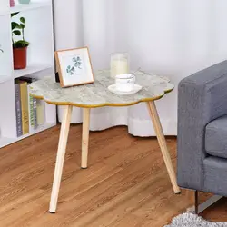 Giantex в форме цветка журнальный столик диван боковой конец акцентный стол мебель для гостиной мебель для дома Мебель для гостиной HW59262